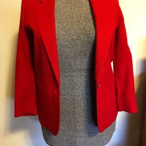 Red wool coat (petite 4)